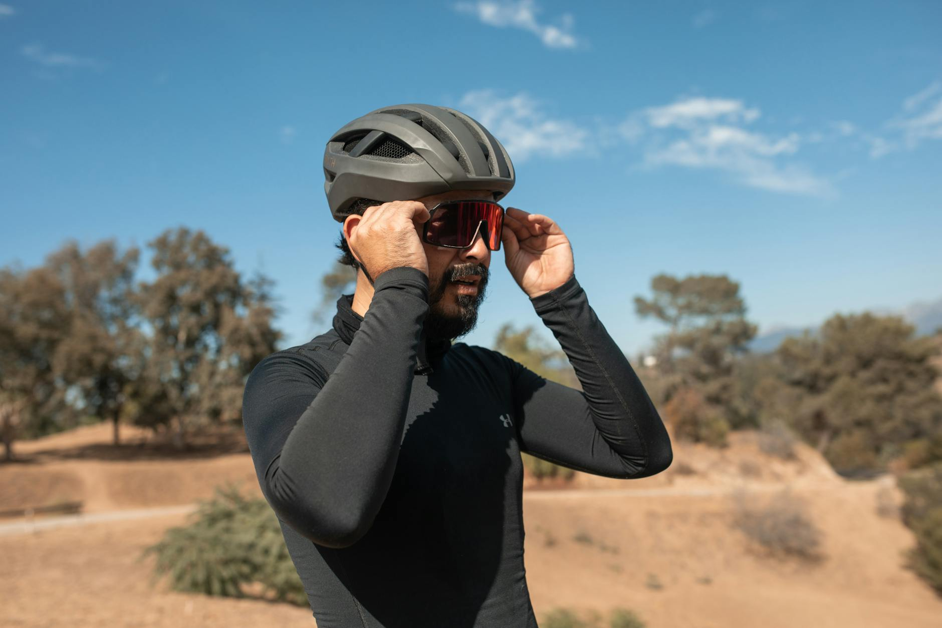 helmet compatible sunglasses