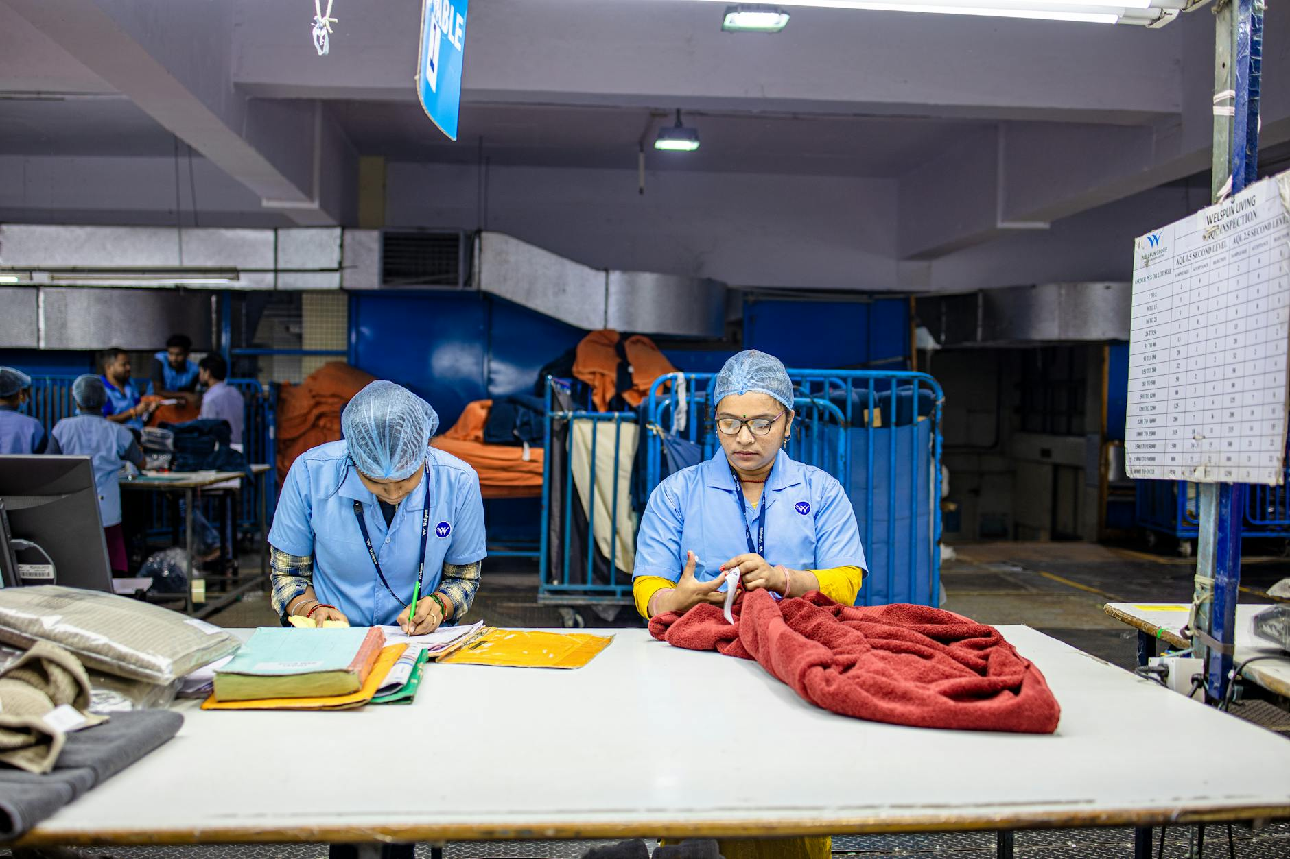 clothing quality inspection