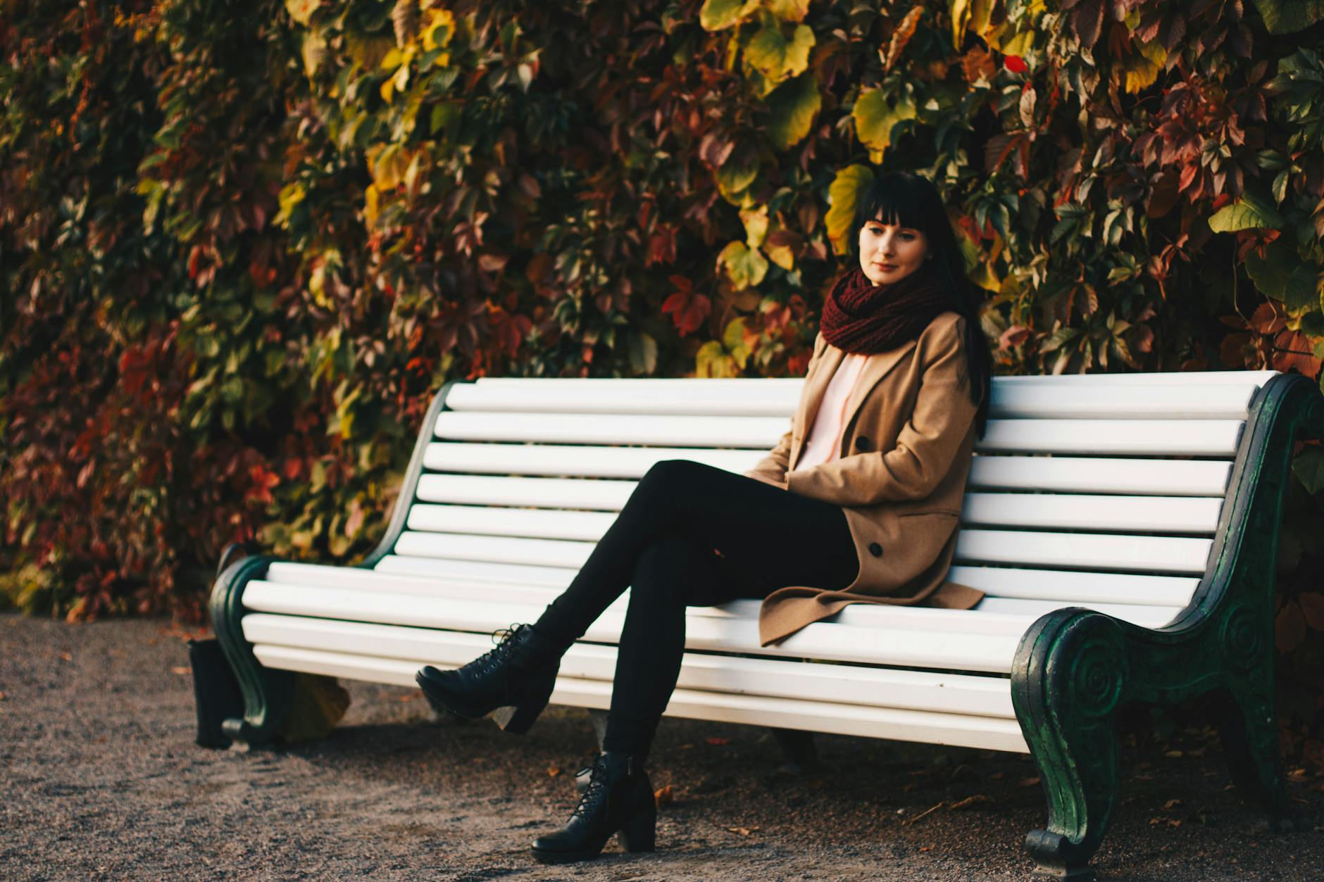 autumn coat warm colors