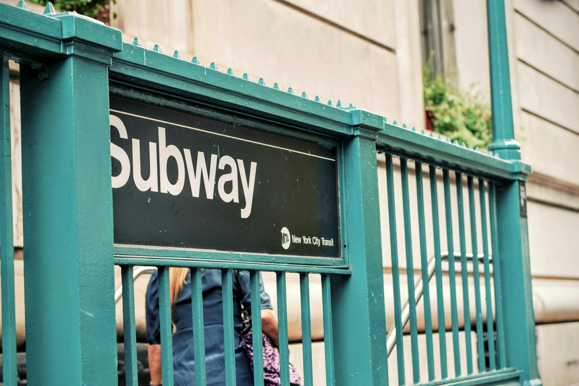 Helvetica subway signs