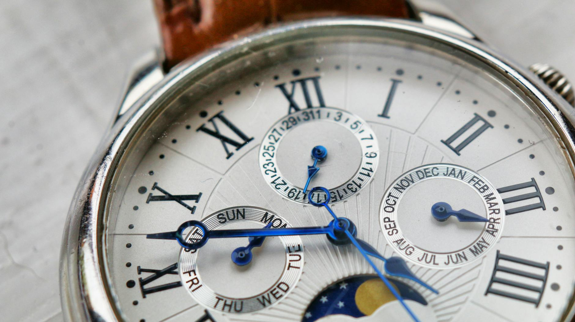 watch complications chronograph moonphase