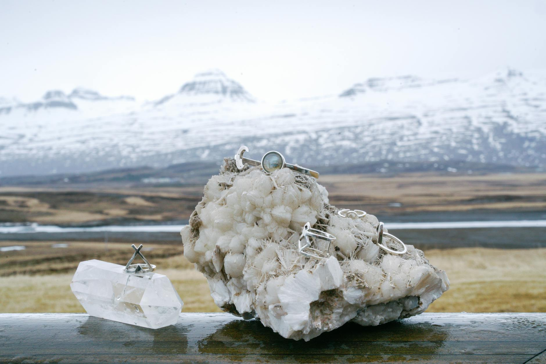 Swiss mountain crystal jewelry