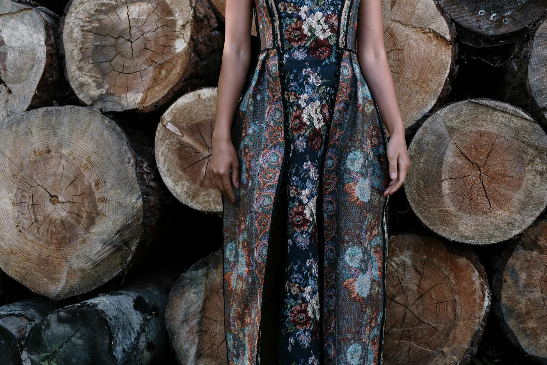 Luxury sustainable Swiss dress