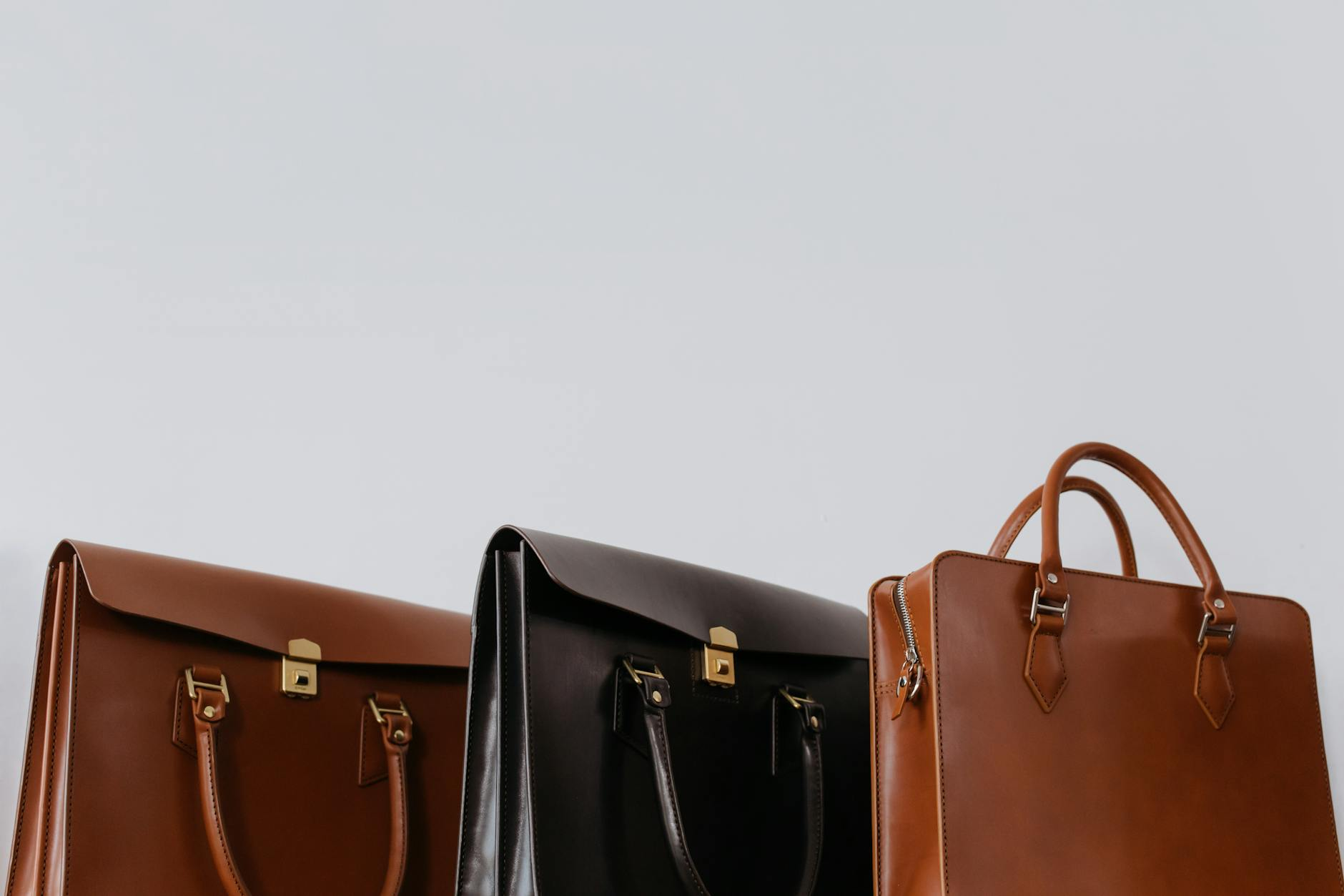 Swiss luxury leather bag