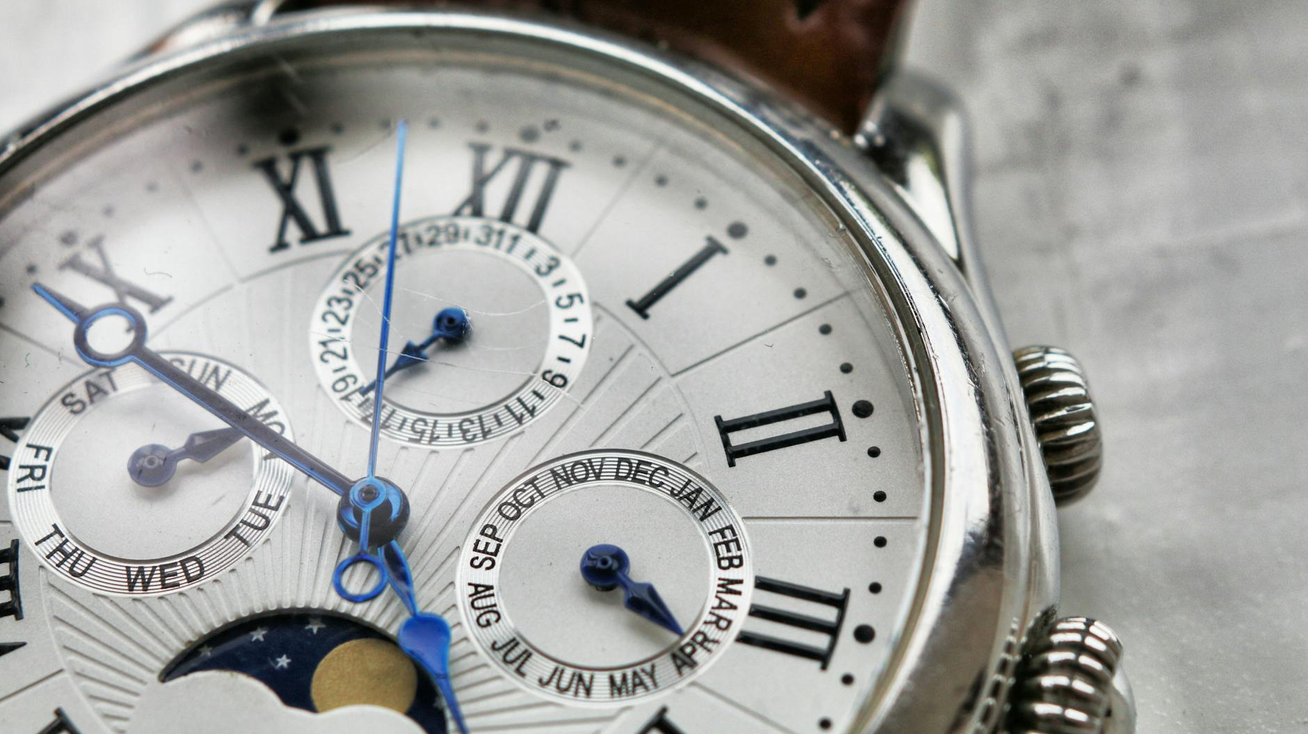 watch complications chronograph moonphase