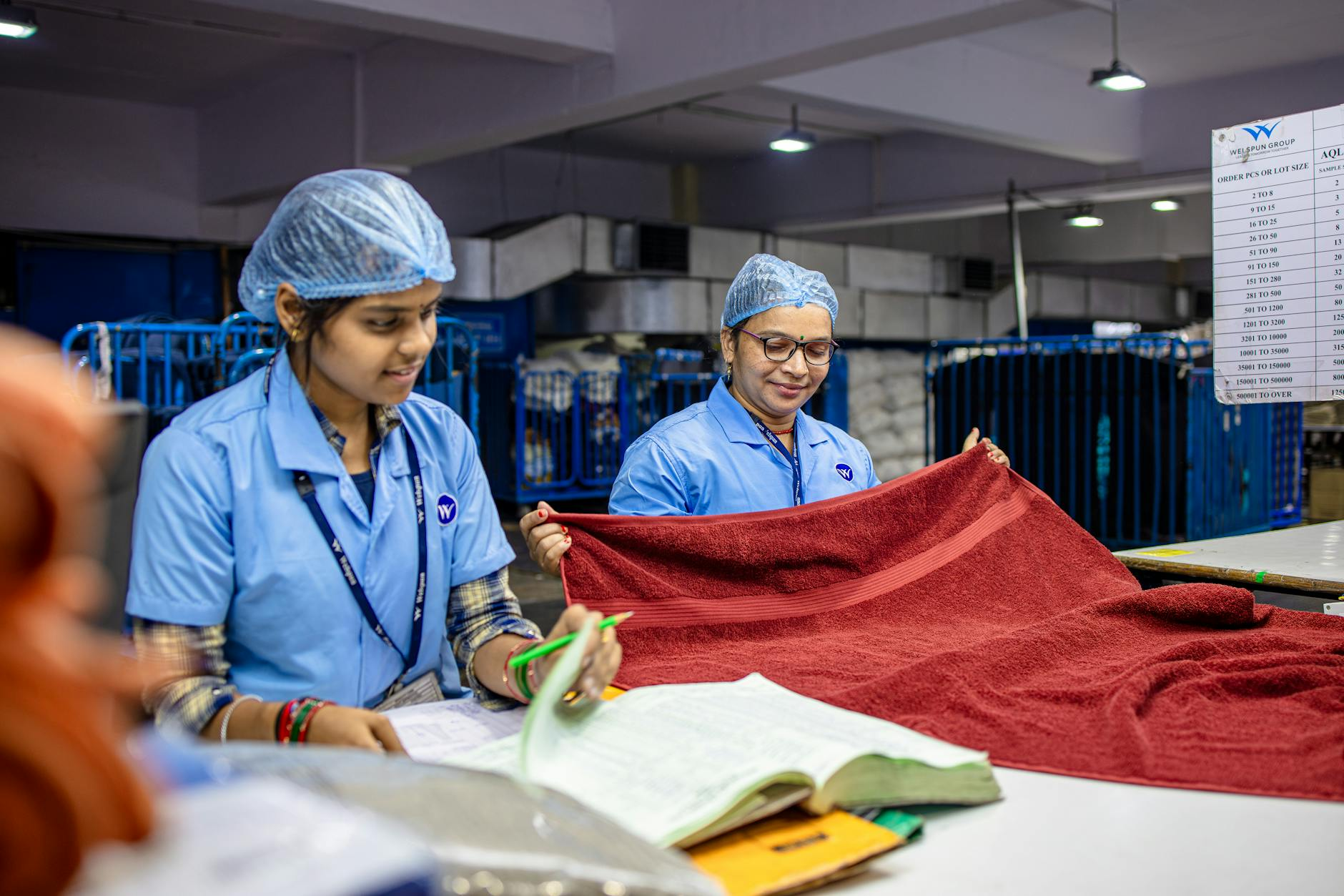 clothing quality inspection