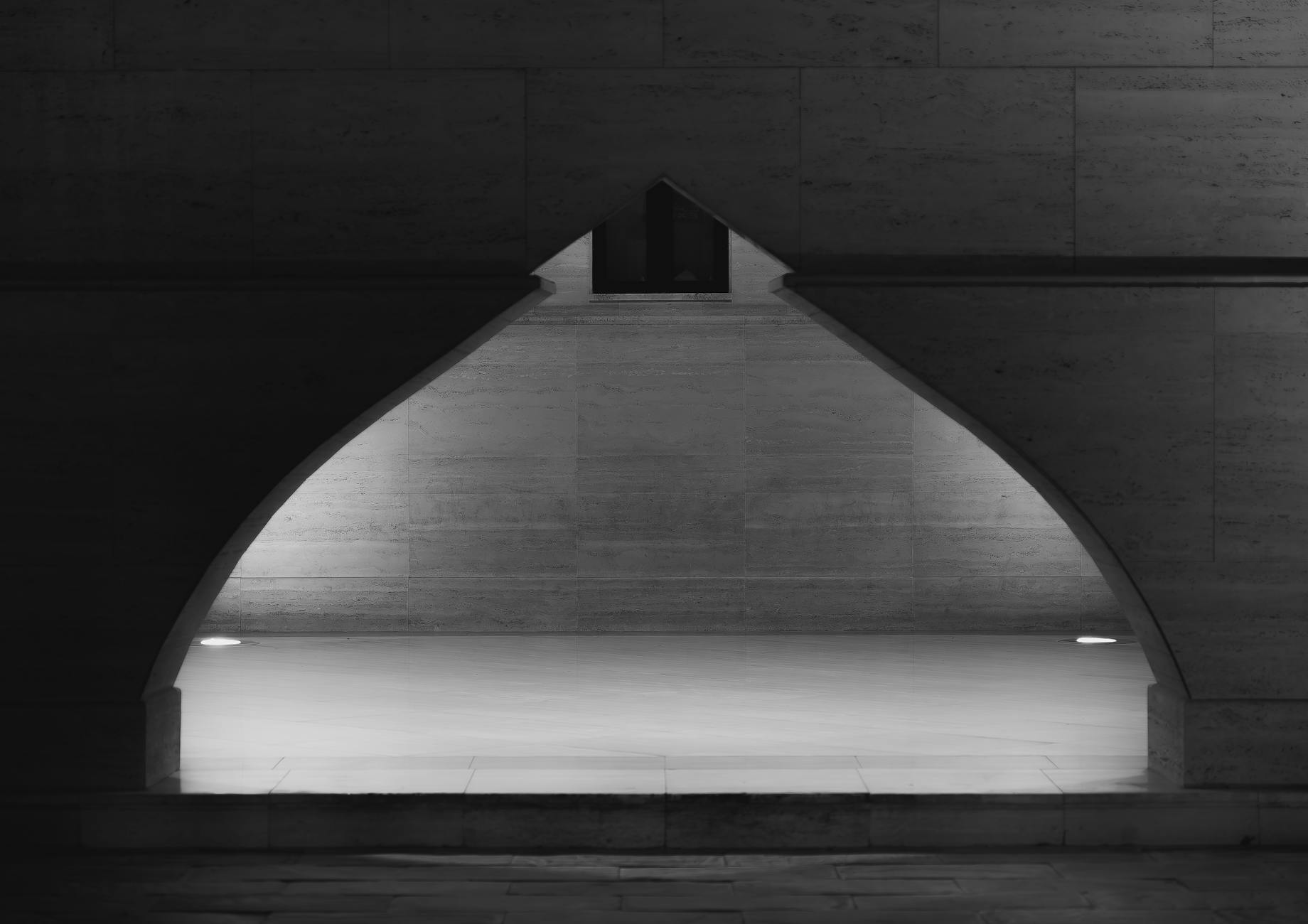 geometric architecture light stone