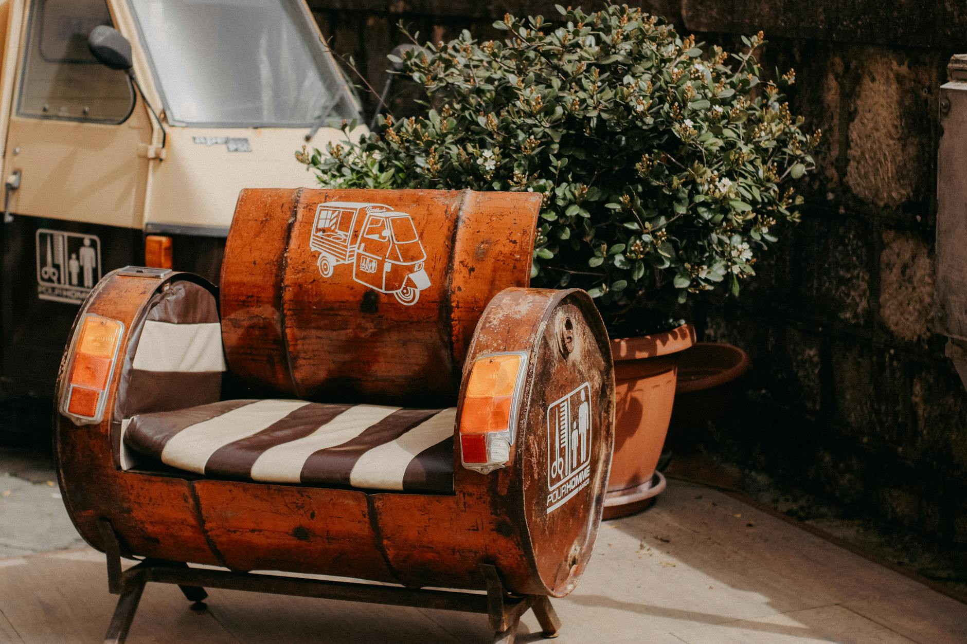 upcycled furniture swiss design